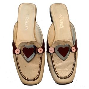 prada heart flats